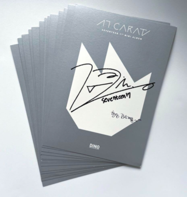 SEVENTEEN 17 CARAT First Mini Album CD Photobook Black Version 13
