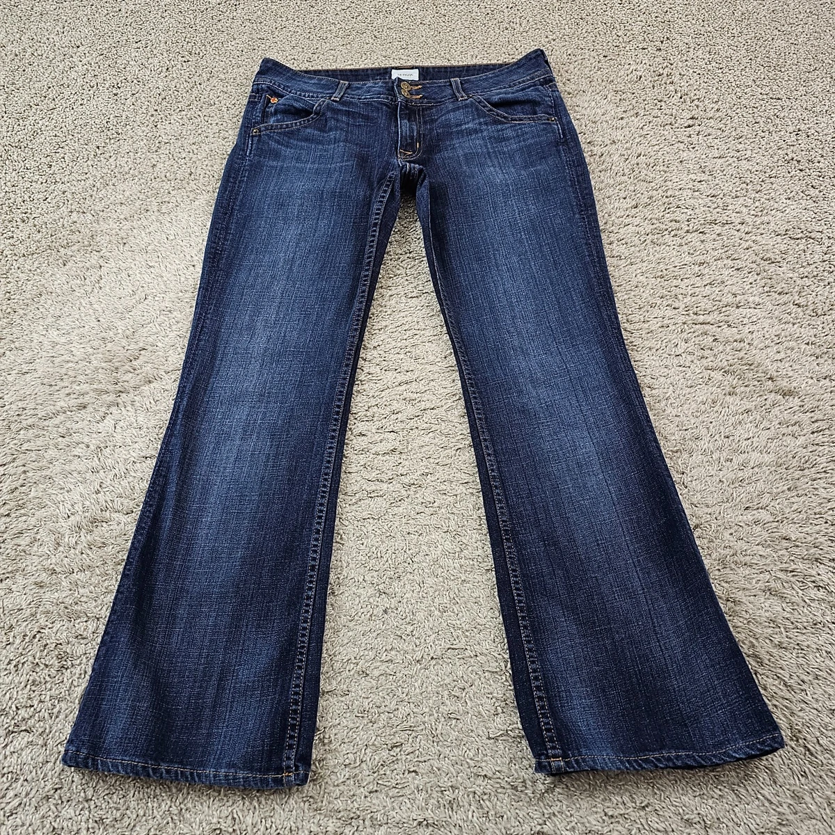 Hudson Jeans Womens 30 Boot Cut Low Rise Dark Wash Denim Stretch 33x30