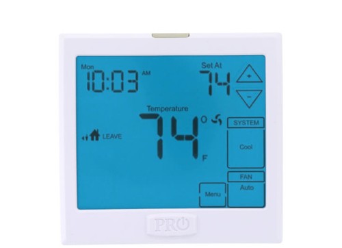 PRO1 Thermostat A/C Heat Control Touchscreen IAQ 955WH + Base Module 2 PC $389 - Picture 8 of 11