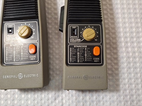 Juego Walkie Talkie Portátil GE General Electric Años 80 De Colección Par Modelo 3-5954A - Imagen 16 de 16