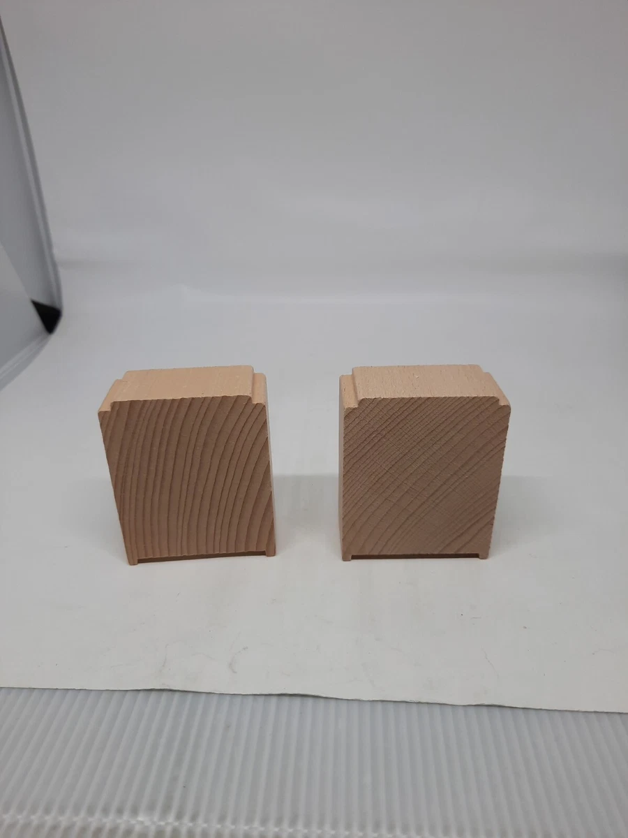 Wooden Bridge Riser Blocks Brio Compatible Wooden Blocks Lot of 2