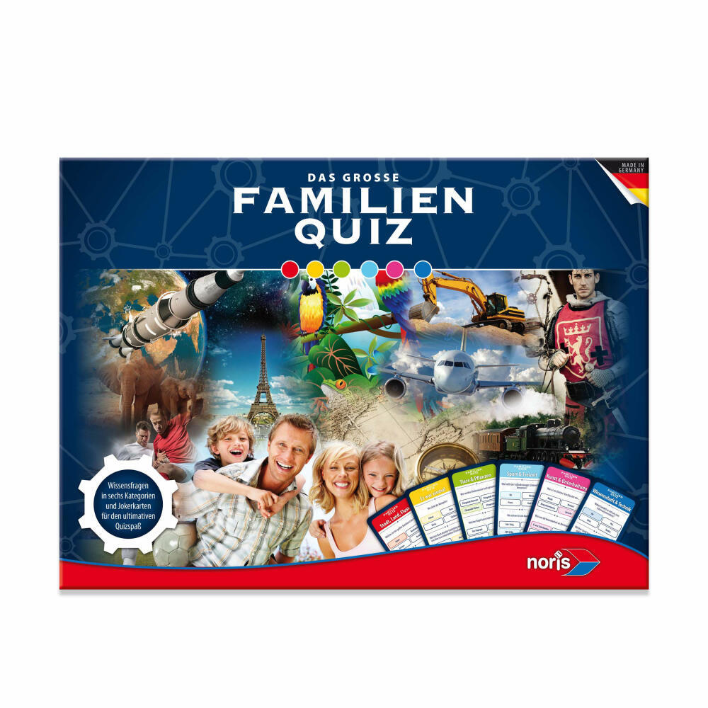 Thumbnail - Noris Das Große Familienquiz Quiz Ratespiel Fragenspiel Familien