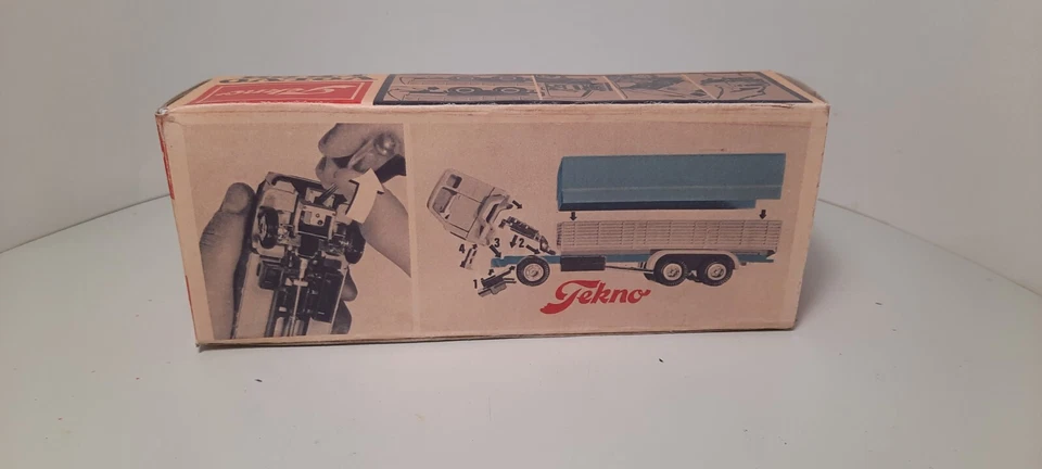 CAJA REPRODUCCIÓN TEKNO OF DINAMARCA SOLO PARA CAMIÓN VOLVO FB88 425 CON TOLDO 1/43 Foto 4 de 4
