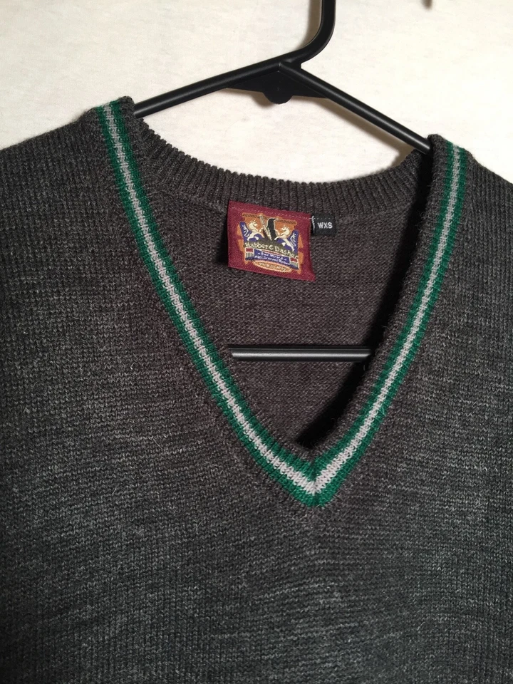 SUÉTER ESCOLAR HARRY POTTER SLYTHERIN TEJIDO HOGWARTS Regalo de vacaciones Ver tallas Foto 2 de 4