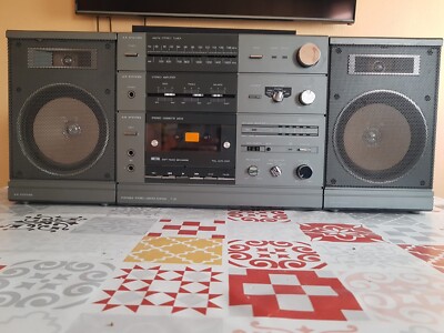 BOOMBOX A.R. SYSTEMS P-02 VINTAGE Portable stereo center system