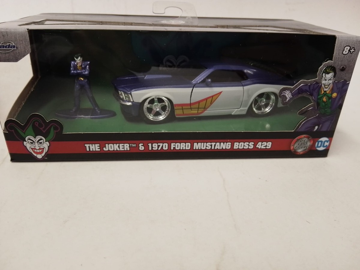 Jada Toys DC Joker Ford Mustang 1:32 - Die-Cast Con Porte Apribili, Colore Verde - 6