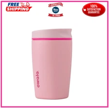 Owala SmoothSip Slider Insulated Stainless Steel Coffee Tumbler, Reusable Iced