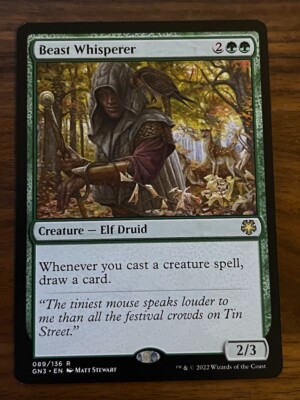 1x BEAST WHISPERER - Games Night/Commander - MTG - Magic the Gathering