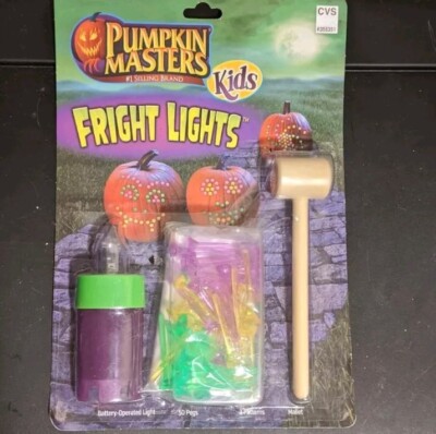 Pumpkin Masters 2021 Fright Lights Pumpkin Halloween Decorating Kit
