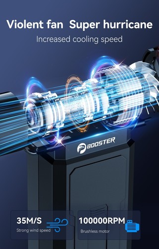 BOOSTER W01 Dust Blower Electric 100000 RPM 3 Speed Level Cordless PC Laptop Car - 第 21/24 張圖片