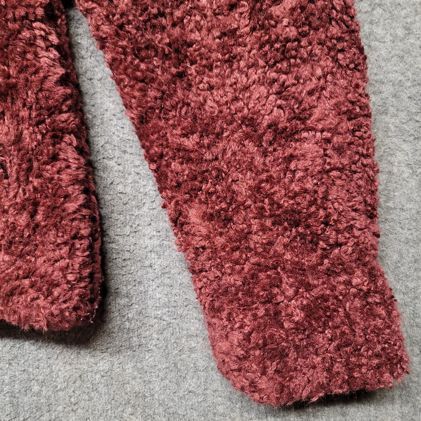 Pendleton Womens Medium Jacket Sherpa Fleece Burg… - image 2