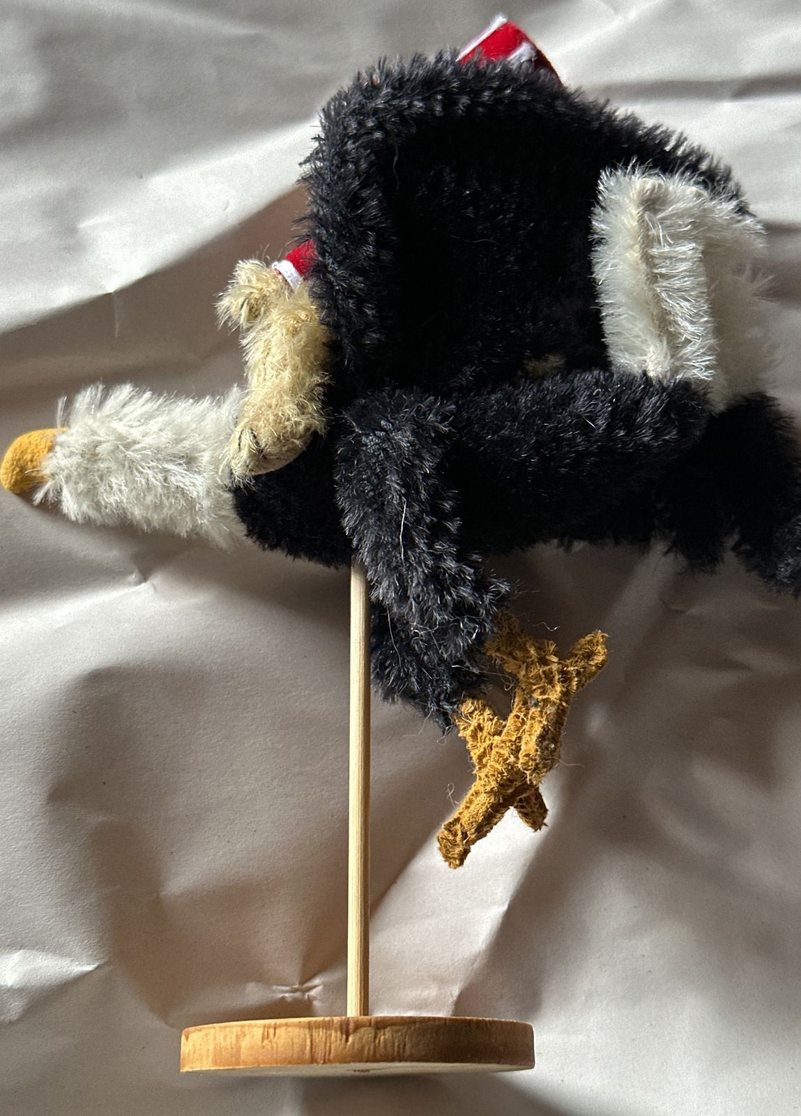 DEB CANHAM ARTIST DESIGNS DCAD SPIRIT OF AMERICA PATRIOTIC BEAR ON BALD EAGLE