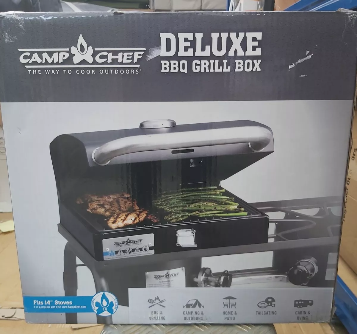 Camp chef bbq grill cheap box