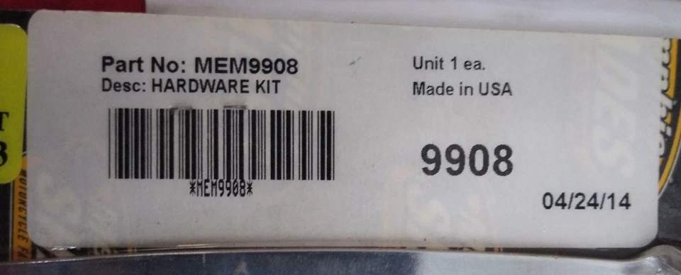 NUEVO Kit de montaje de cambio rápido Memphis Shades MEM9908 para parabrisas grasos/delgados Foto 3 de 3