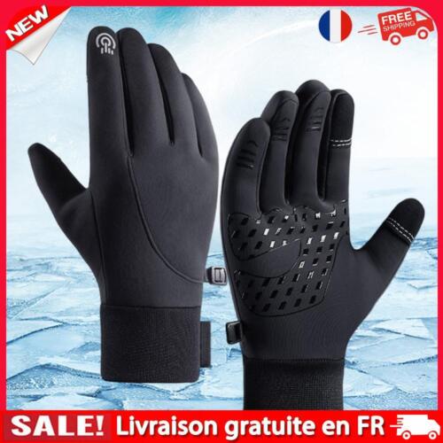 Outdoor Sport Ski Gloves Waterproof Keep Warm Gloves Touch Screen (Black XL) - Foto 1 di 10