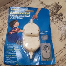 Safety 1st Power Outlet Child Baby Resistant Safety Socket Cover Push and Turn