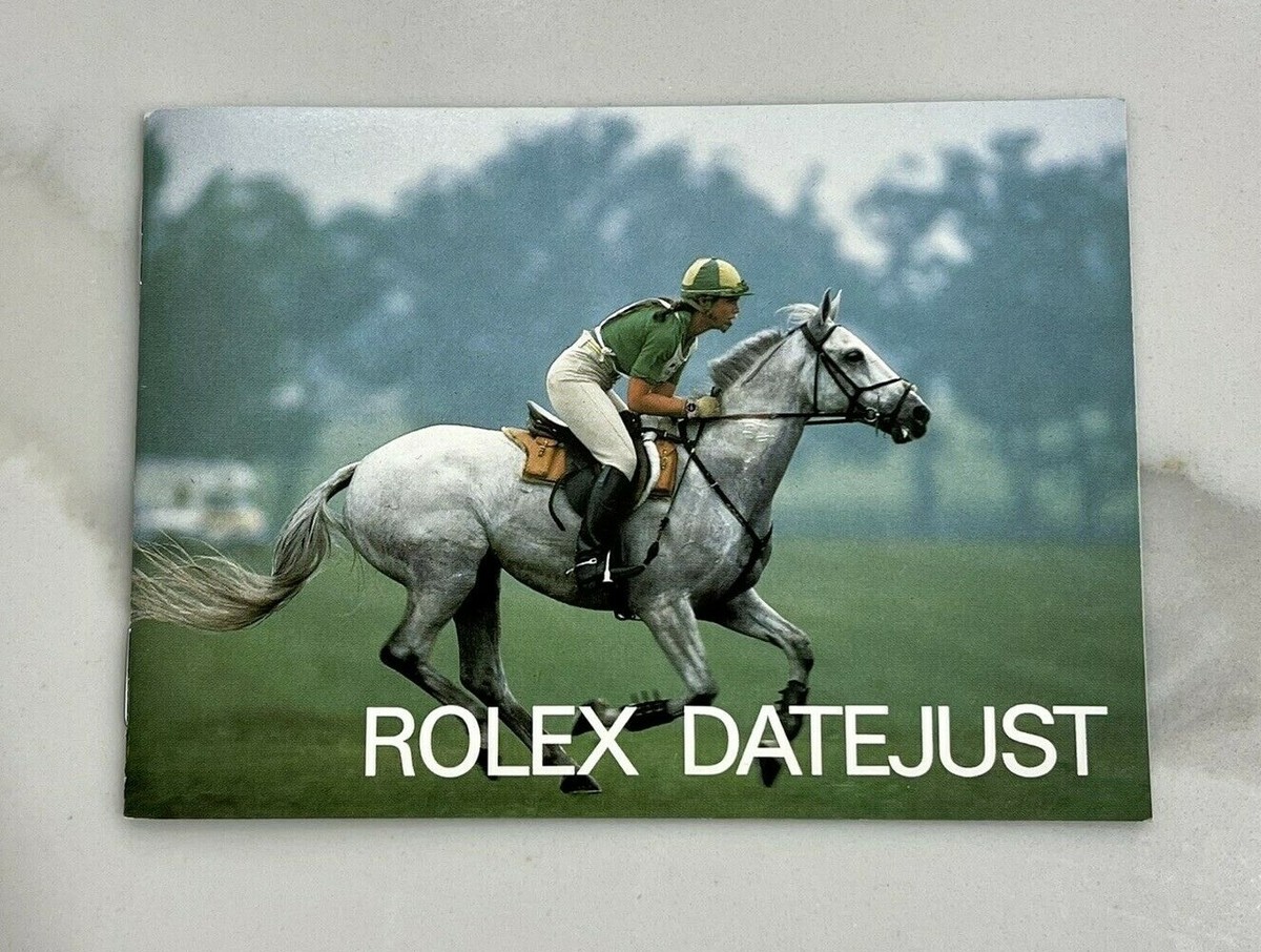 Authentic Vintage Rolex Datejust 80s Booklet Manual 16013 16014