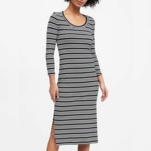 banana republic striped shirt dress|OFF 
