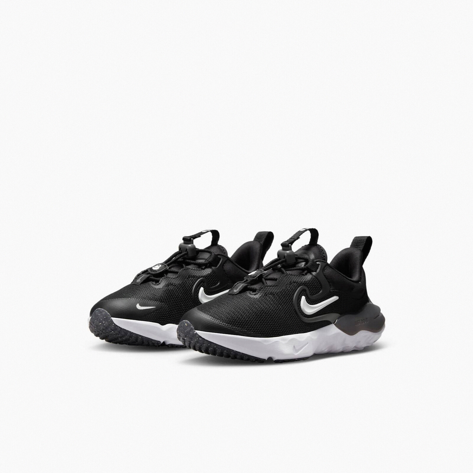 Nike Run Flow PS Черный, белый, железный, серый, для детей дошкольного возраста, дорожный бег DR0471-001