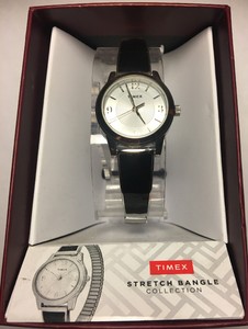 timex stretch bangle watch