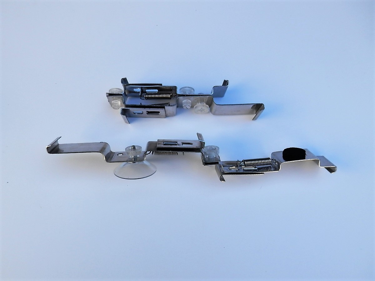 TRADE PLATE HOLDERS MULTI PURPOSE CLIP ON BRACKETS AND SUCTION CUP 1