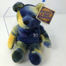 Plush Bear NBA Magic Johnson 32 LA Lakers - Salvino's Bammers Tags 1999
