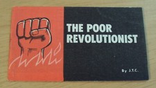VTG 1972 GOSPEL Comic Tract~JACK CHICK Pub~"THE POOR REVOLUTIONIST"~