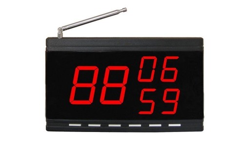SINGCALL Wireless Calling Pager Systems 1 Display Screen, 2 Watches,10 Pagers - Afbeelding 3 van 12
