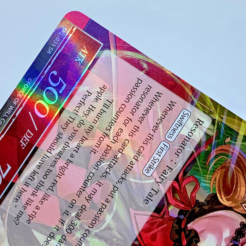 Force of Will Snow White, the Valkyrie of Passion Foil Card First Edition - Image 4 of 4