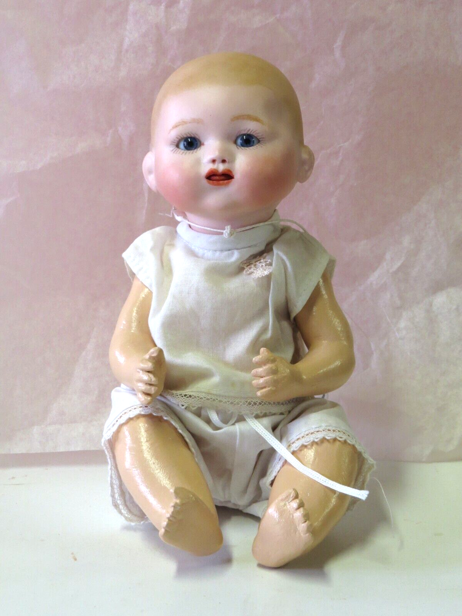 Bambino 26 cm (N° 72) Poupée ancienne reproduction Antique Doll