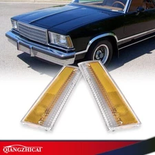 Front Side Marker Turn Signal Light Parking Lamp Fit For 78-79 Malibu El Camino