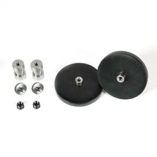 ProAm USA Rubber Coated Filmmaking Vehicle Magnet Mount - 2 Pack