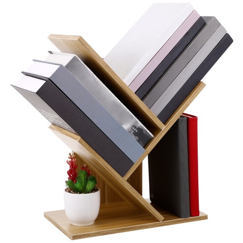 Book Storage Rack Book Wooden Bookcase Desktop Bookcase