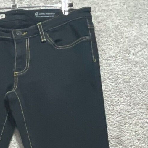 AG Adriano Goldschmied Jeans Women's 27 R Black Cigarette Straight leg Skinny thumbnail 4