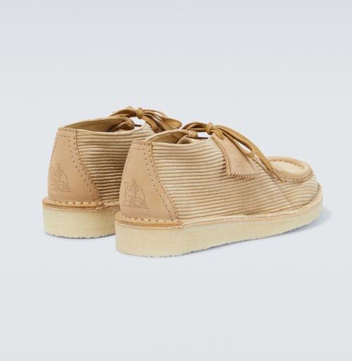 Clarks Desert Nomad Corduroy Suede Moccasin Chukka Boot Sand  display picture 1
