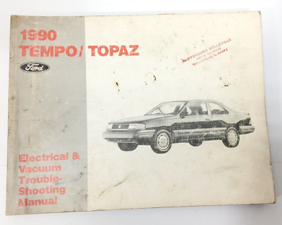 1990 Tempo Topaz Wiring Diagrams Shop Manual