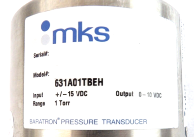 Trasduttore Di Pressione Riscaldato MKS 631A01TBEH Baratron &ndash; Usato Ma In Buono Stato