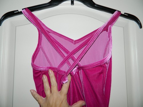 Women's Ice Skating Dress Hot Pink Tie-Dye Size Small - Picture 5 of 7