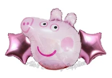 Set of 3 Peppa Pig Balloons XL 30"  Birthday Party Supplies