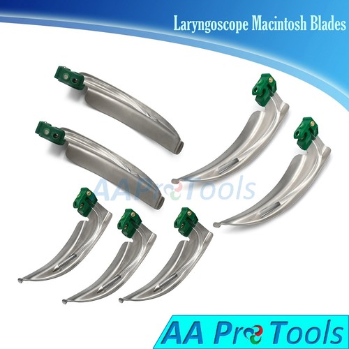 40 pièces lame de laryngoscope Macintosh fibre optique 20 pièces #4 et 20 pièces #3 set LS-3131 - Photo 2/3