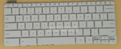 NEW For HP Chromebook 14-ak000 14-ak010nr 14-ak013dx Keyboard US white No FRAME