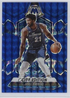 2023-24 Panini Mosaic City Edition Blue Prizm 157/199 Joel Embiid #283 7n6