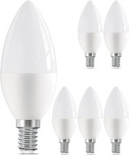 LED Light Bulbs Candle E14 / SES Screw Fitting Warm White 2700K 6W=40W Energy