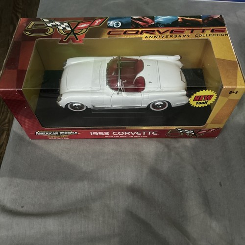 Ertl American Muscle 1953 Chevy Corvette 50th Anniversary Maßstab 1:18 Diecast Auto
