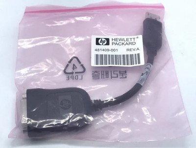 Lot of 7 NEW HP 481409-001 Display Port to DVI-D Adapter Cable