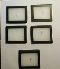 5 Pack Riker Boxes 4x5x11/16 Display Cases With Pins
