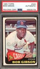 Bob Gibson PSA DNA Vintage Signed 1965 Topps Autograph