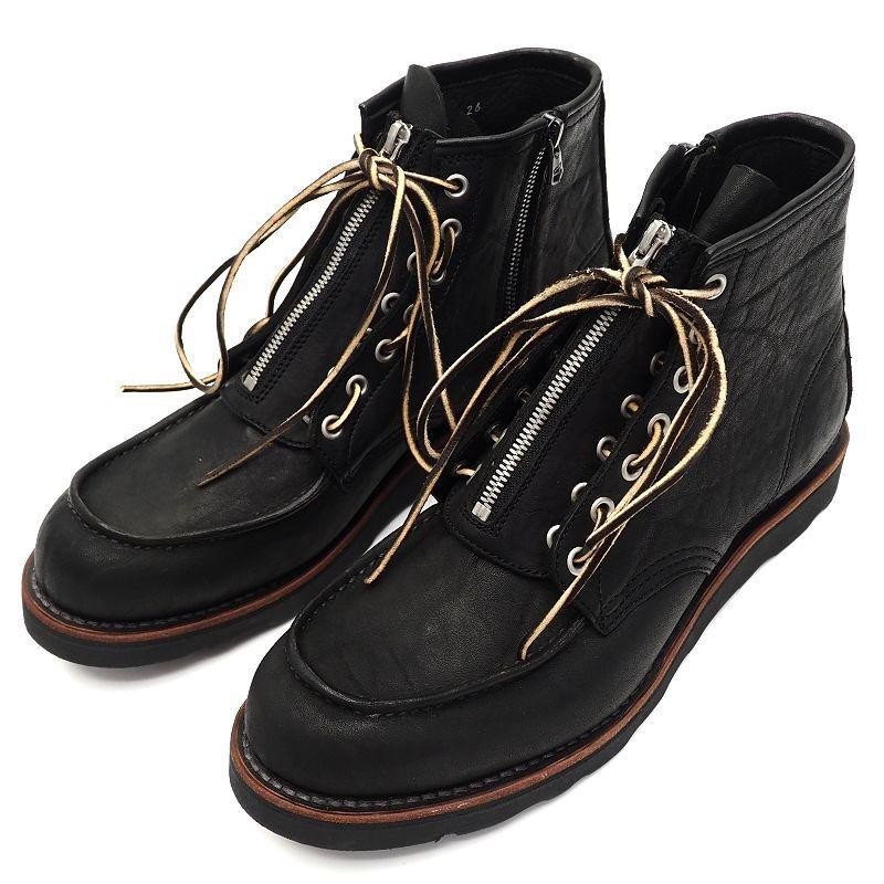 Backlash Isamu Katayama Leather Boots 26cm Black Men