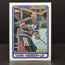 1990-91 Topps Hockey #130 Mark Messier Edmonton Oilers HOF