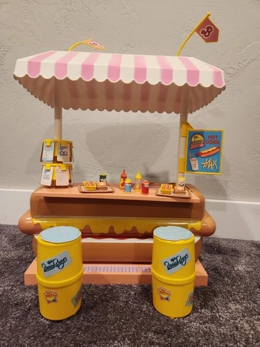 Barbie Hot Dog Stand Playset, All Items, No Box, 1987 Mattel Vintage
